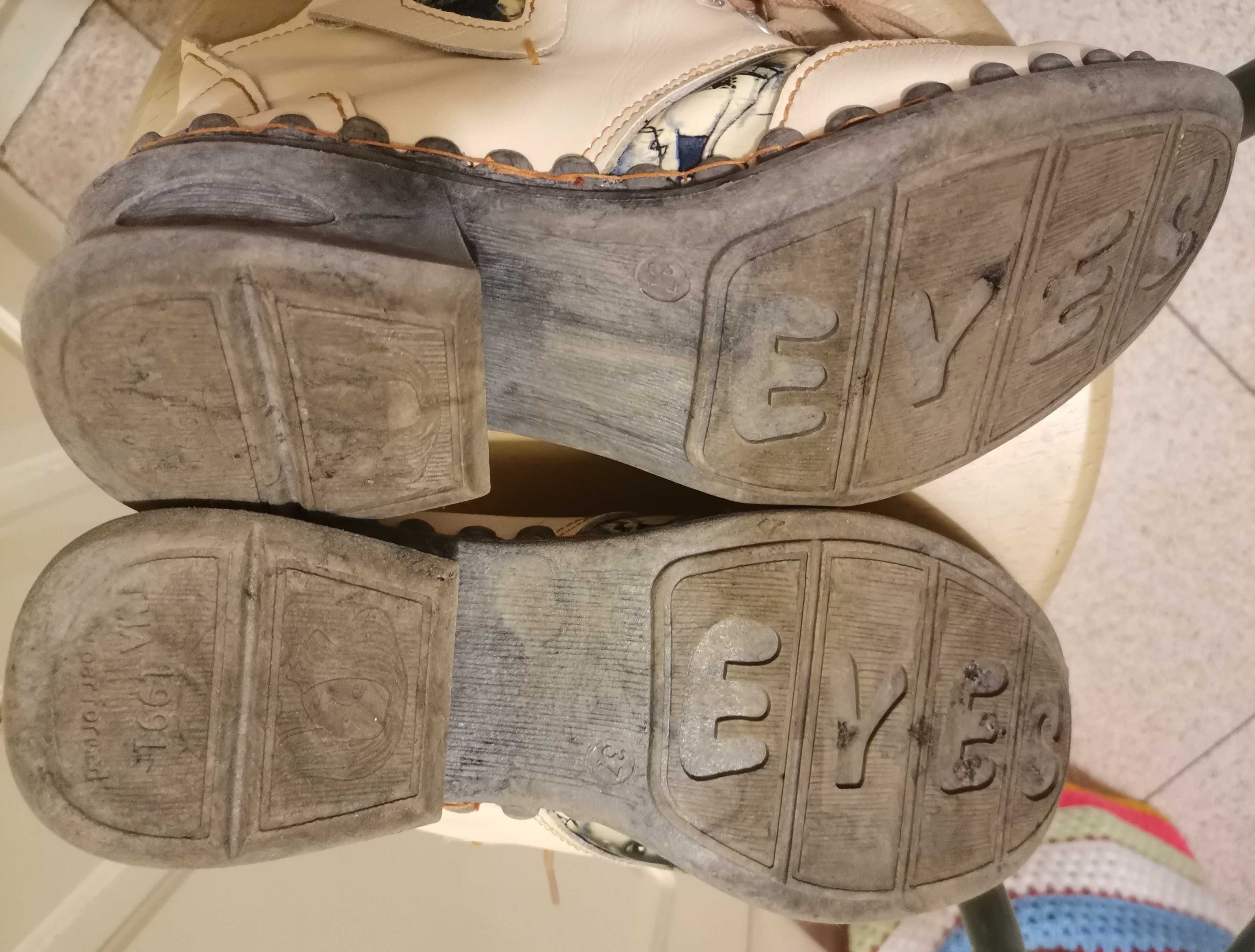 TMA - Buty skórzane damskie