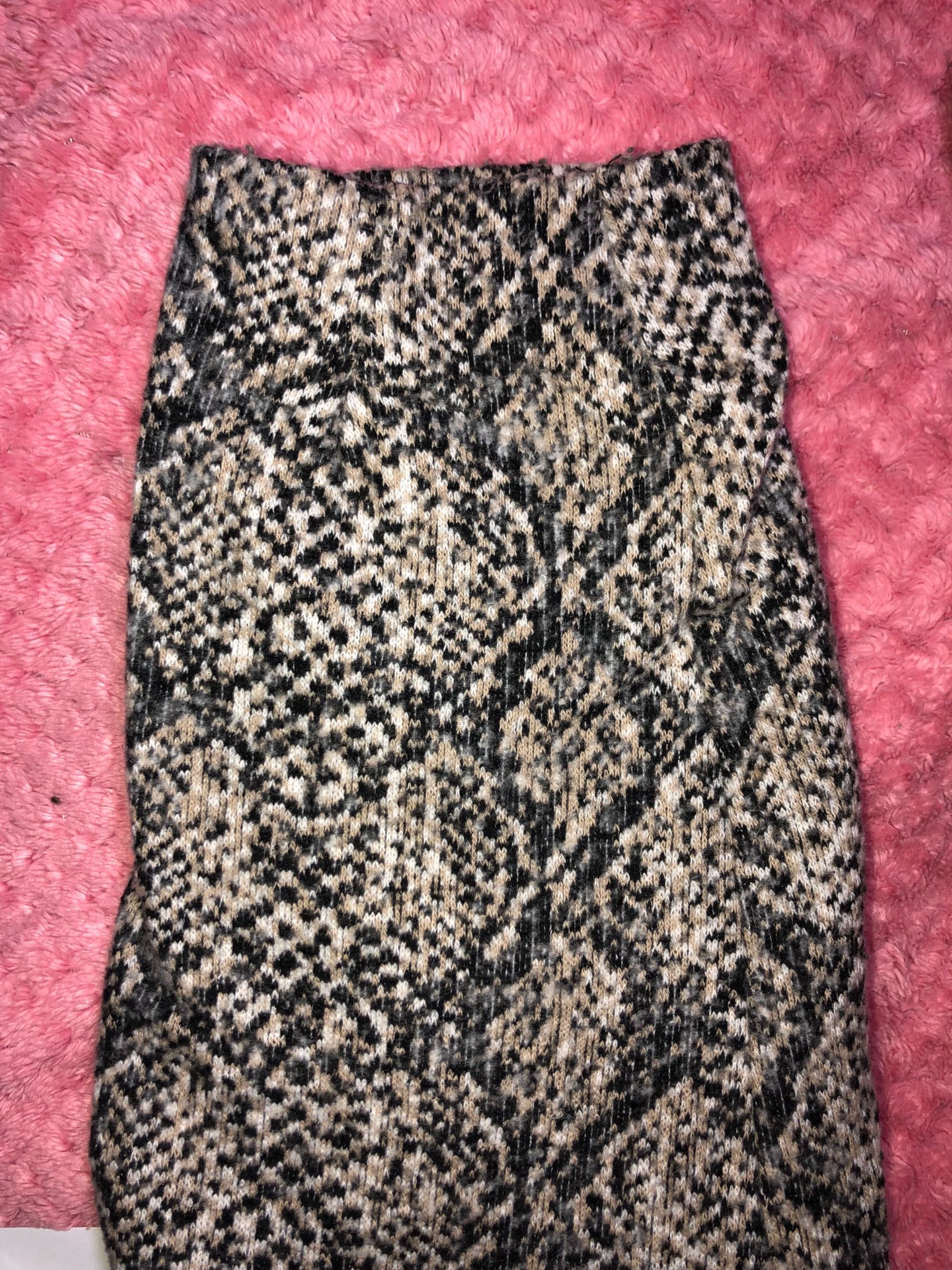 Zara wezowy wzor sweter cardigan 38 M