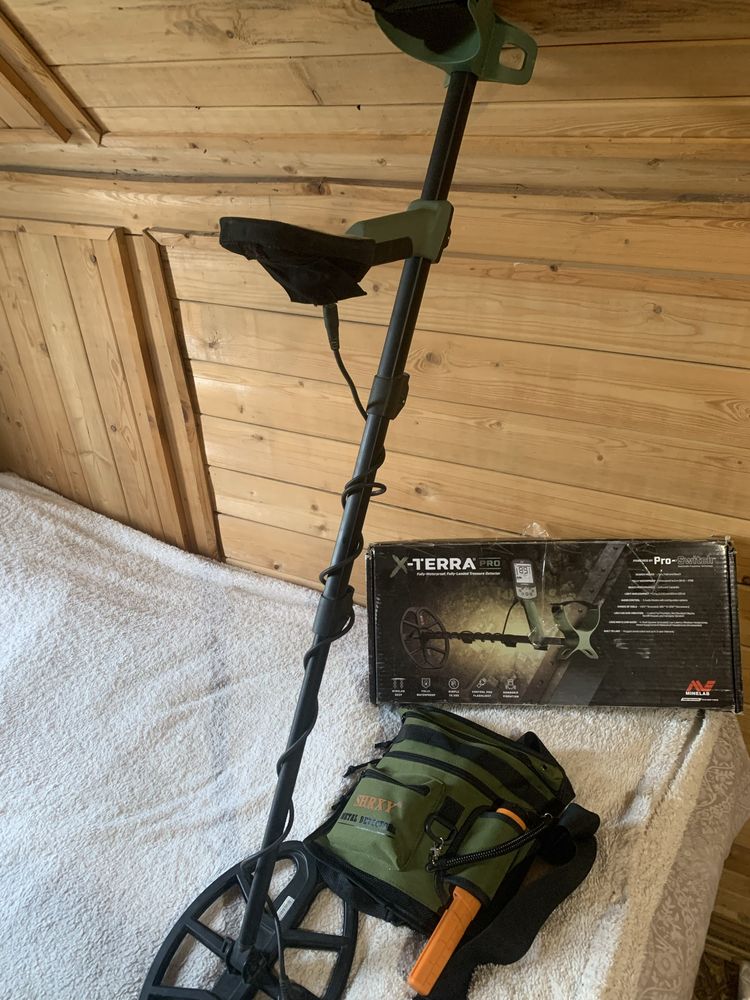 Minelab x-terra pro металошукач + пінпоінт+сумка