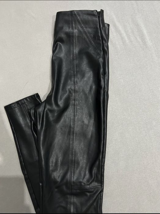 Skórzane legginsy