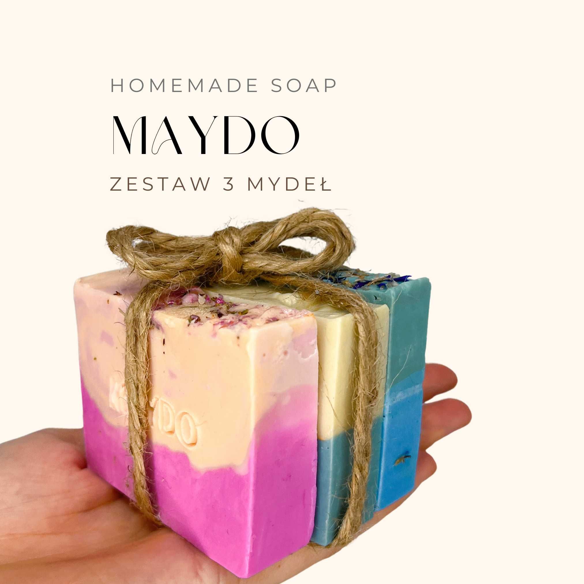 ZESTAW 3 mydeł handmade Maydo SPA