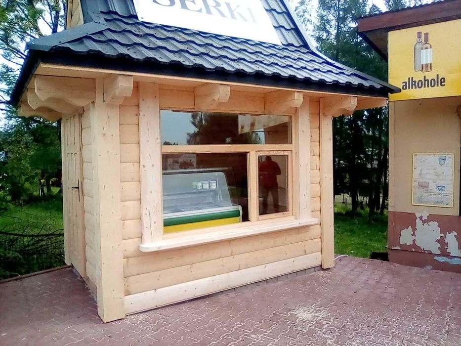 Domek drewniany , Dom szkieletowy całoroczny 25cm ściana