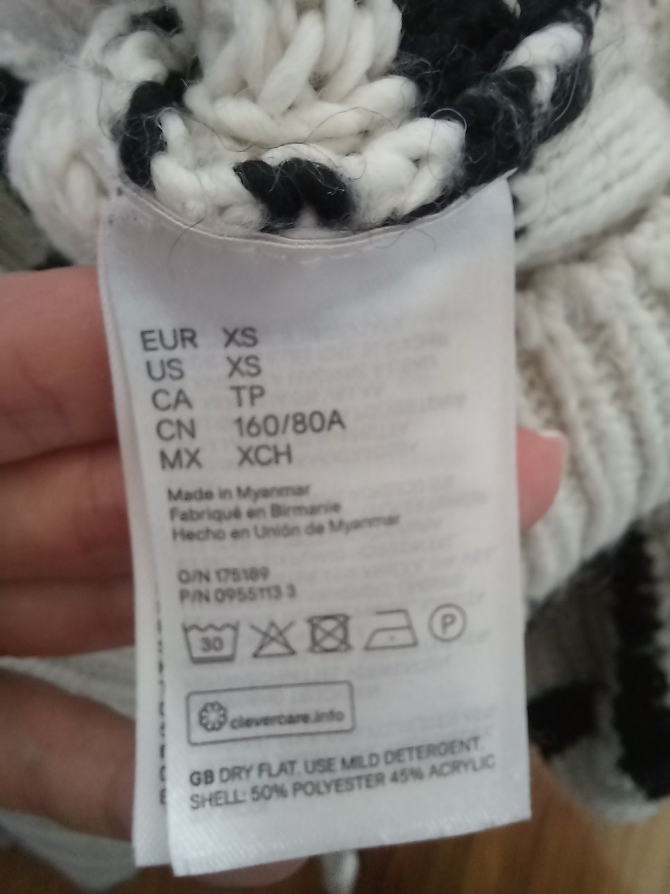 Sweter w paski H&M