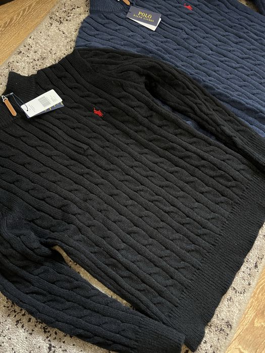 Полузамок polo ralph lauren 1/3 вязана полузип 1/3 свитр polo palph la