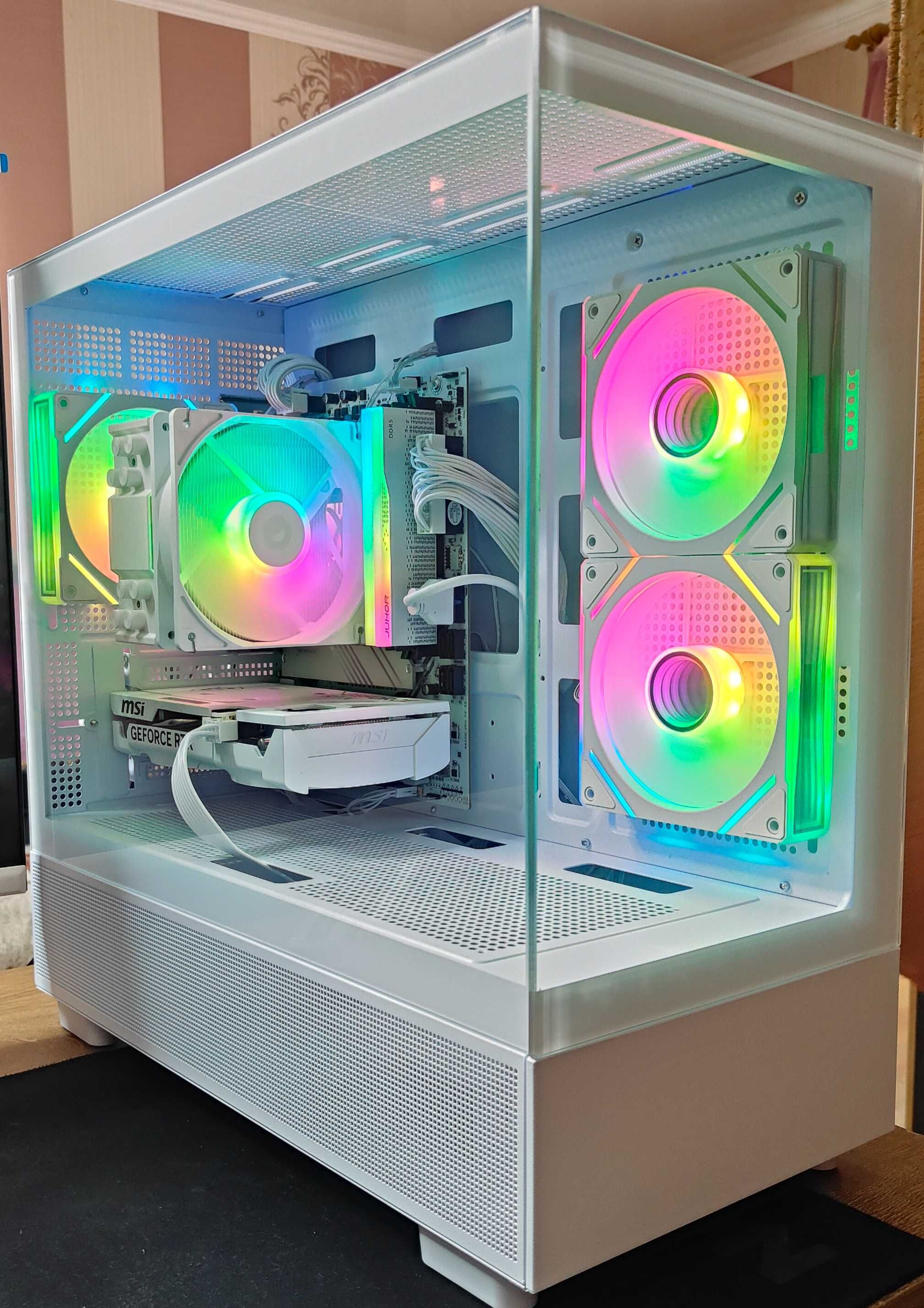 RTX5060 R5 8400F ОЗУ 32G Новий Ігровий Комп'ютер Системний блок ARGB