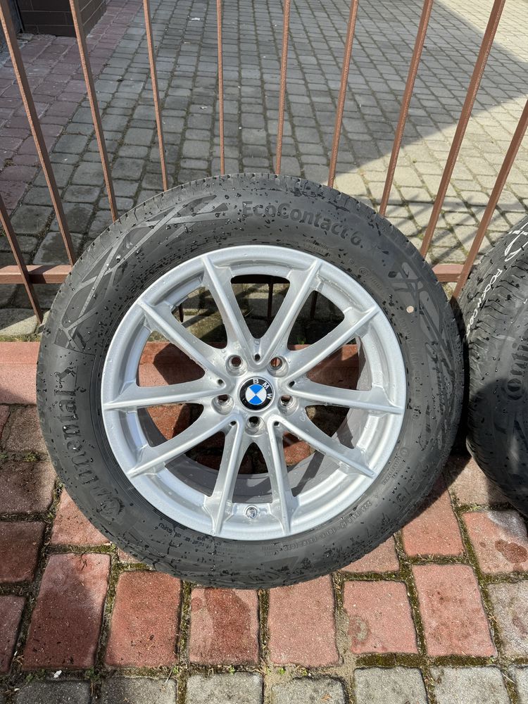 4x Oryginalne kola BMW oponr Continental Ecocontact 6 225/55/17