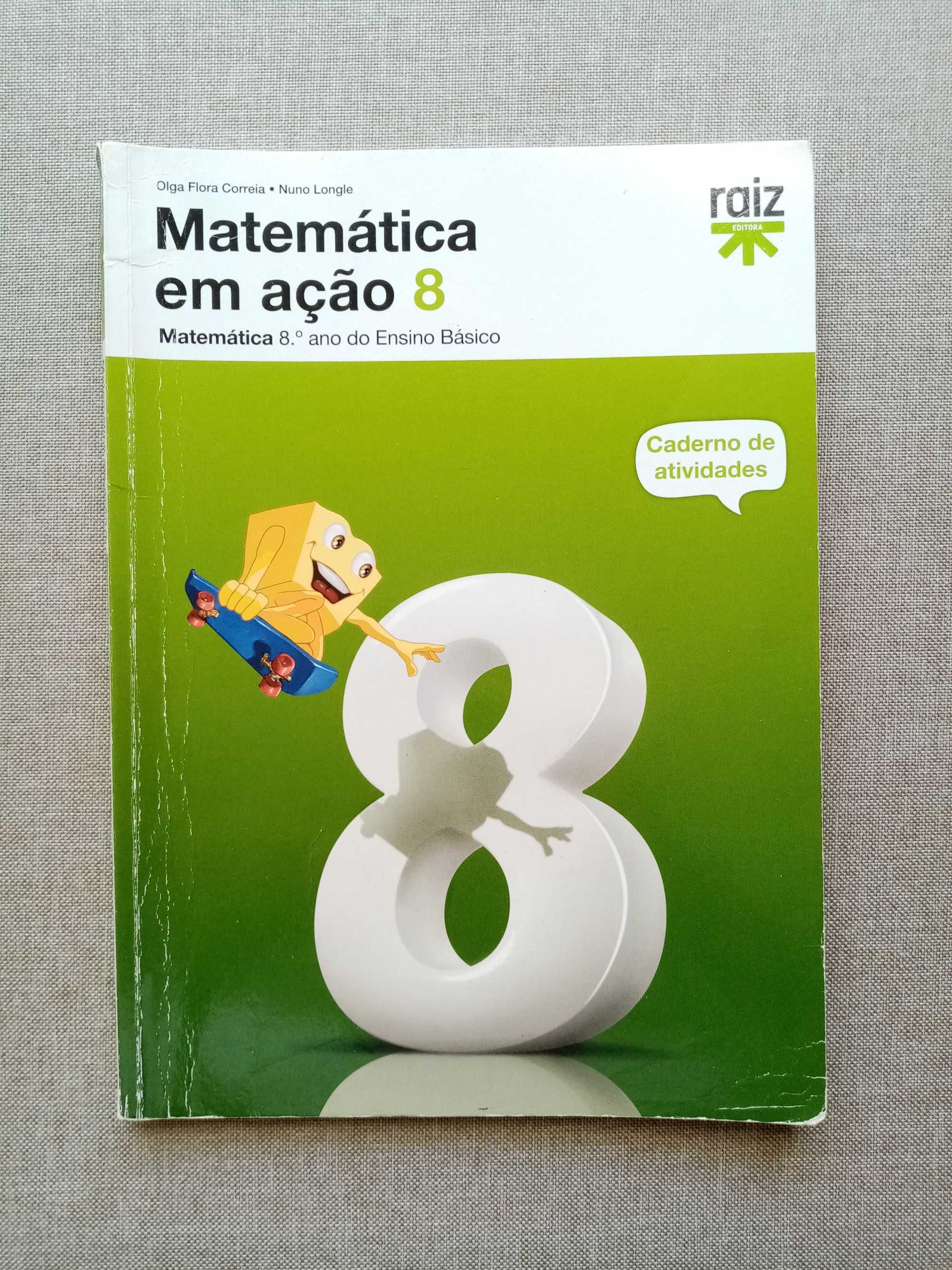 Caderno de atividades- "Matemática em ação 8"