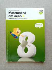 Caderno de atividades- "Matemática em ação 8"