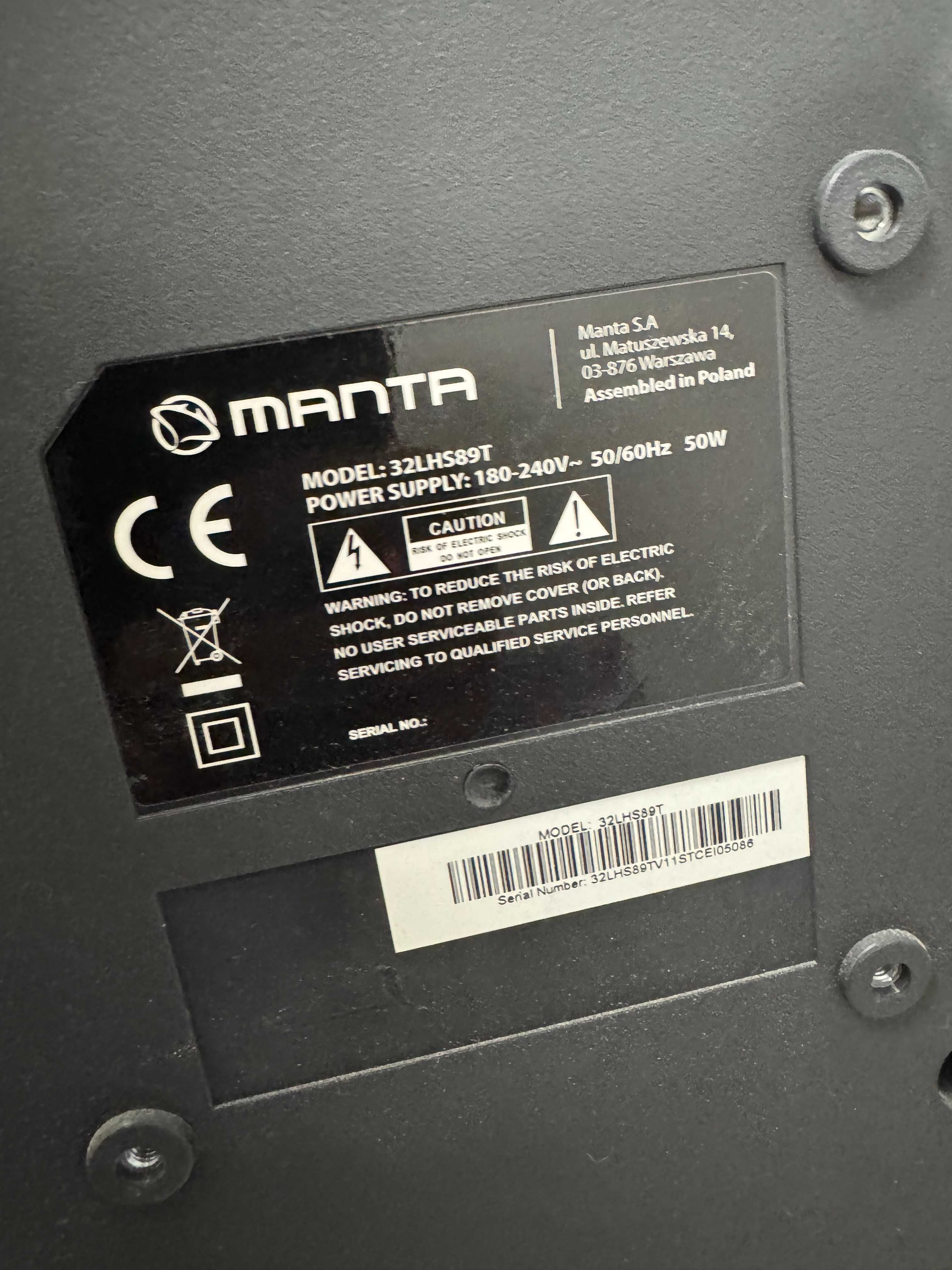 Telewizor Manta 32 cale smart led