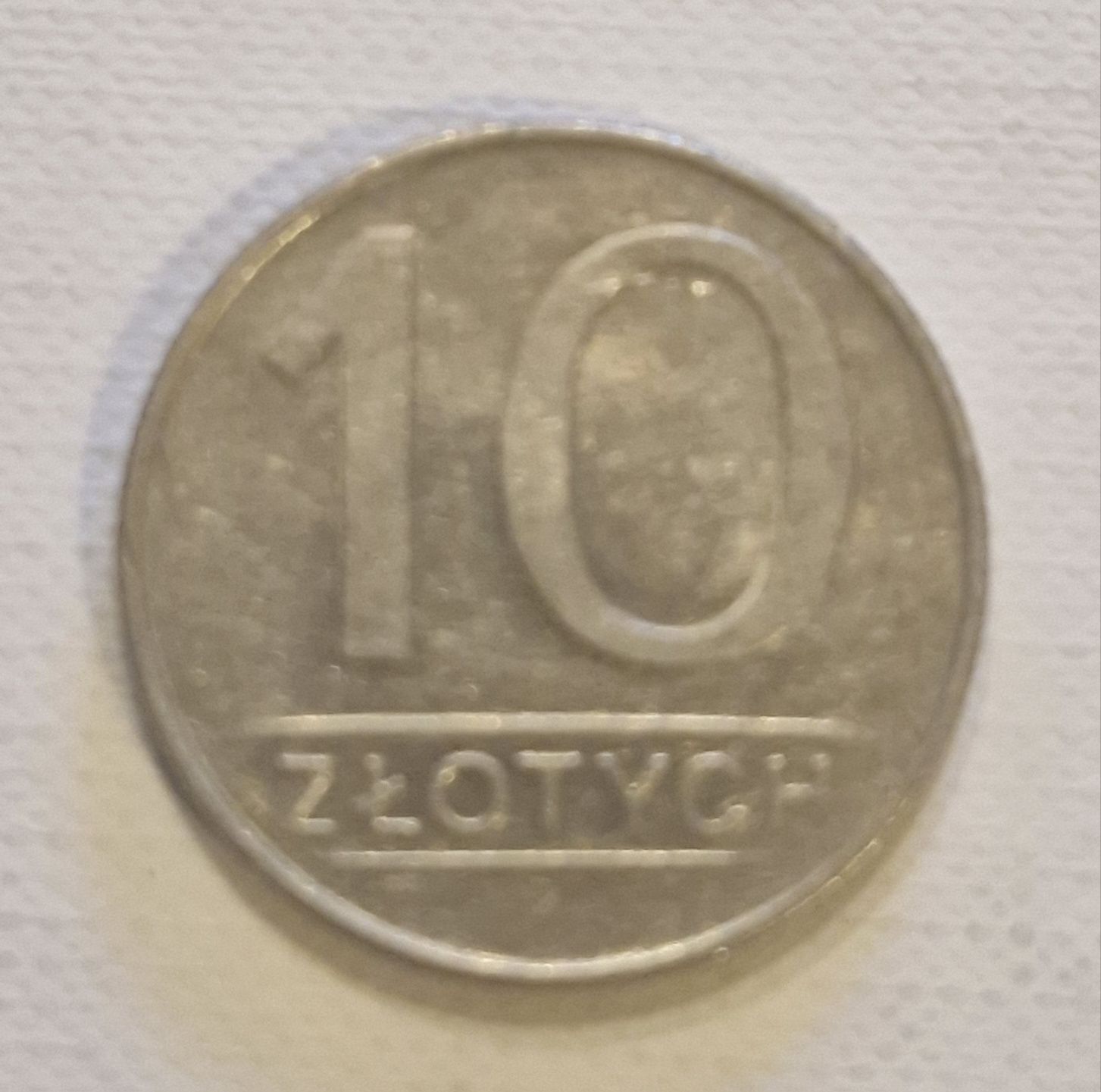 Moneta 10zł PRL.