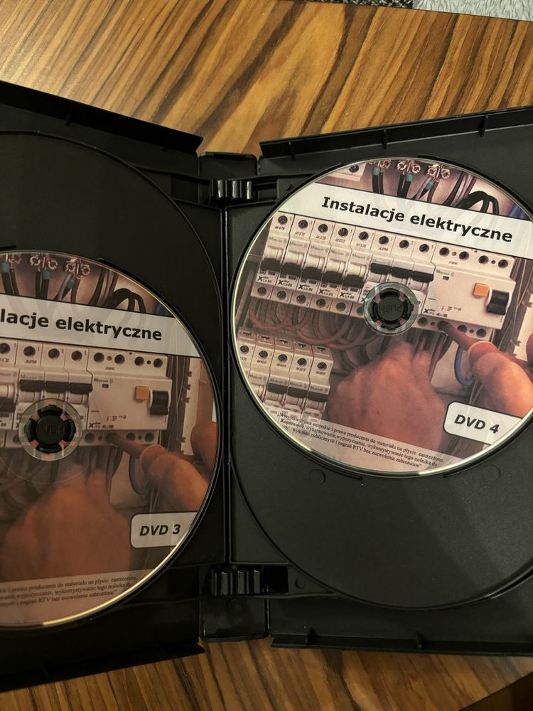 Poradnik DVD Budowa domu jednorodzinnego instalacje elektryczne 8 płyt