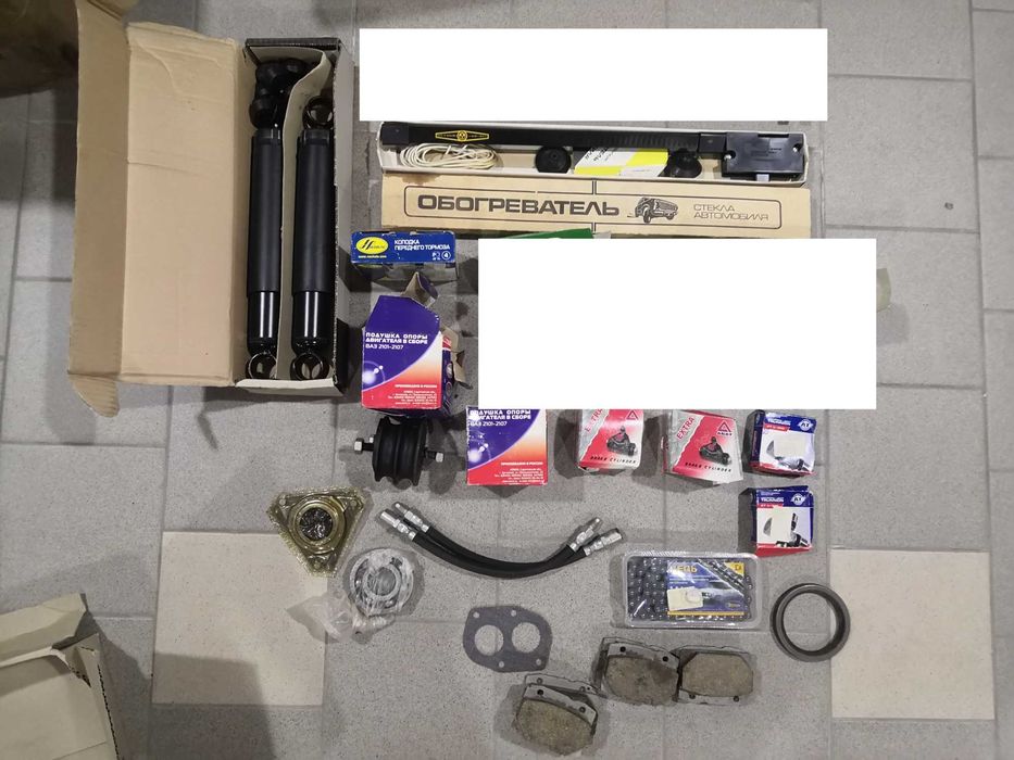 Запчастини ВАЗ 2106 (2101, 2102, 2104) амортизатори, щеплення, колодки