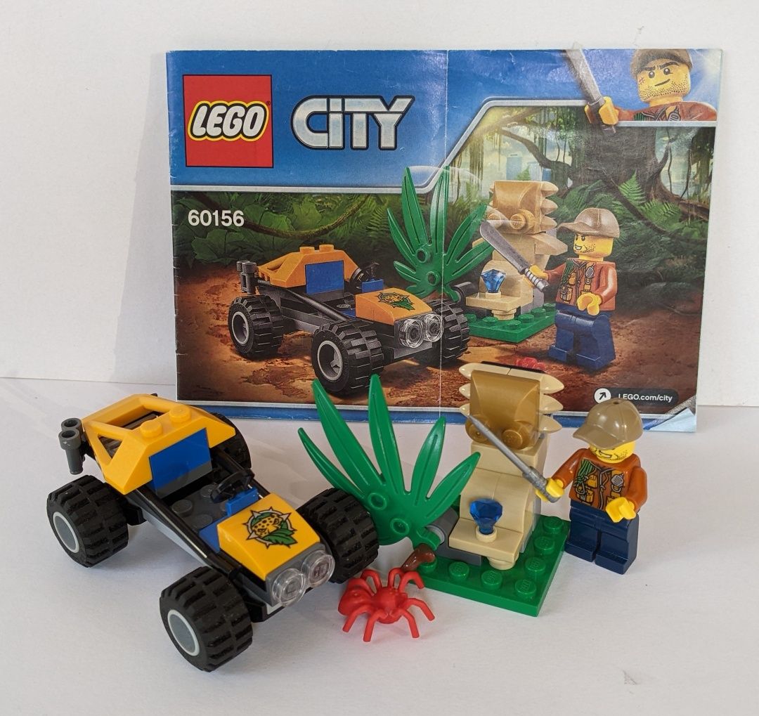 Lego City 60156 dżungla terenówka pająk kompletny