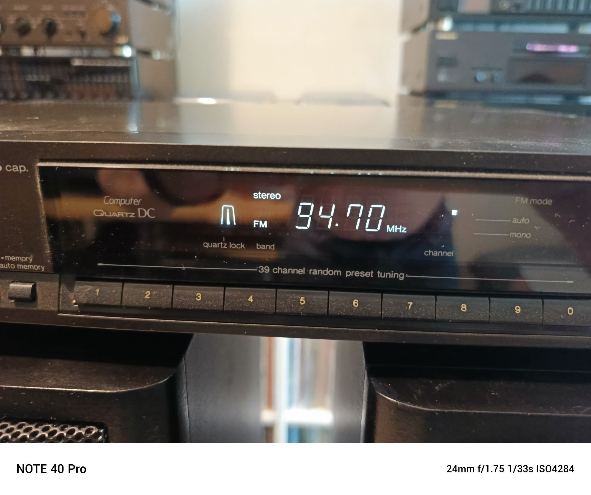 Technics tuner stereo.