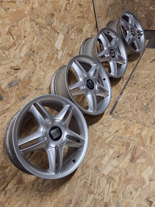 Alufelgi 17 5x100, oryginalne Leon Top Sport, 17 vw audi seat skoda,