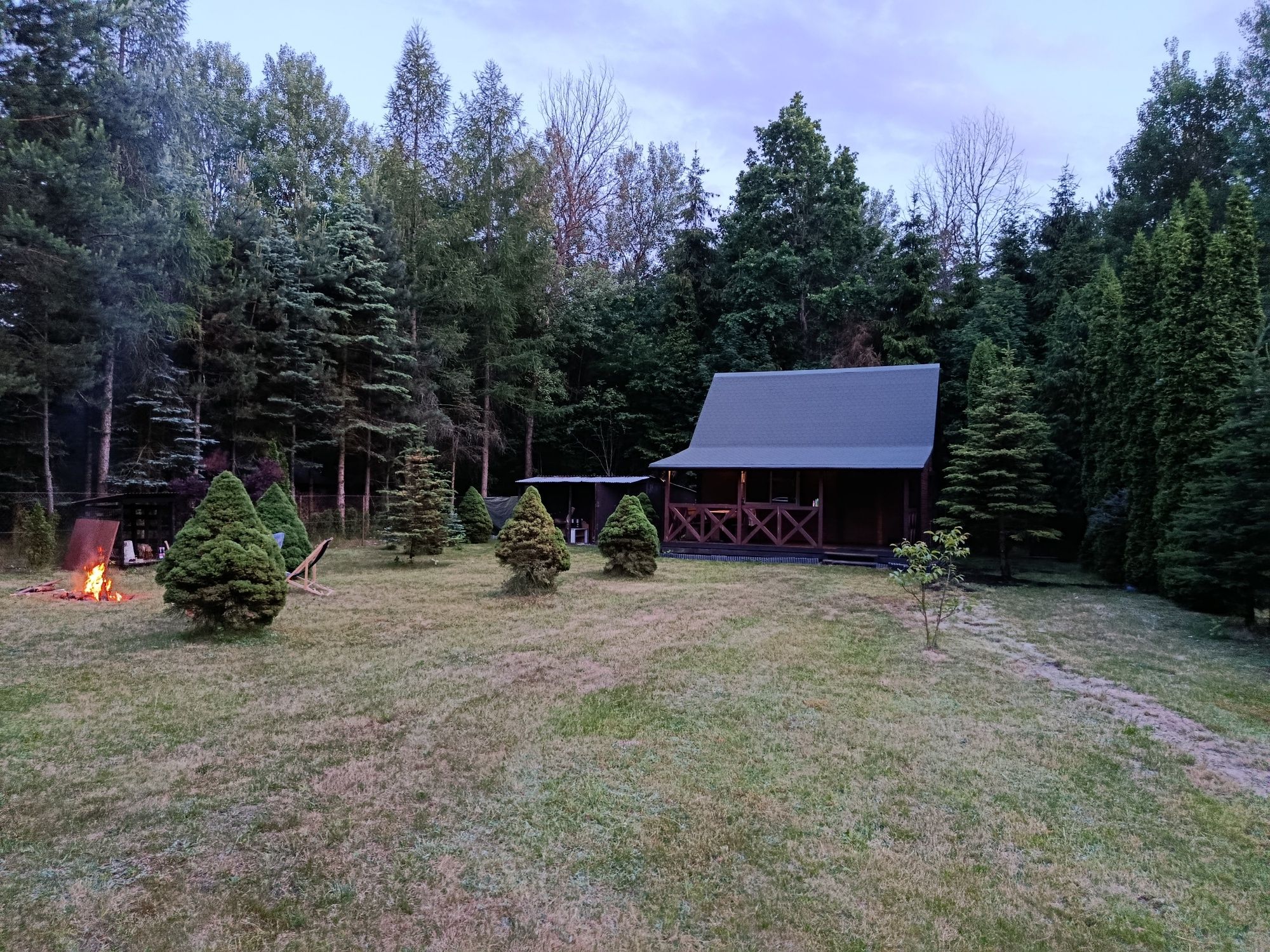 Działka rekreacyjna z domkiem nad Zagłęboczem, Jagodno
