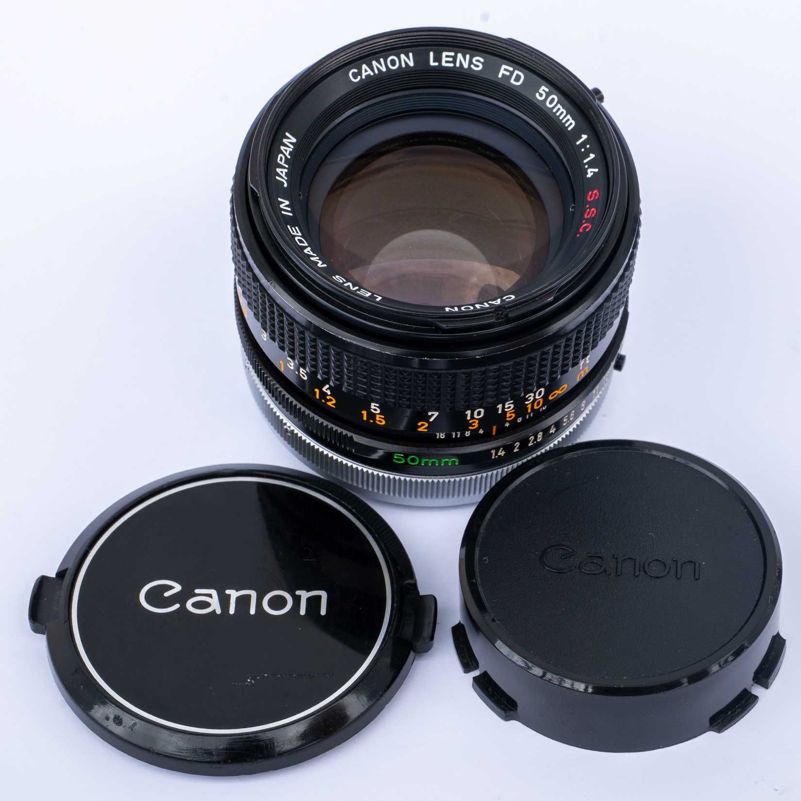 Aparat CANON EF (FD) + obiektyw 1,4/50 SSC- IGŁA STAN!