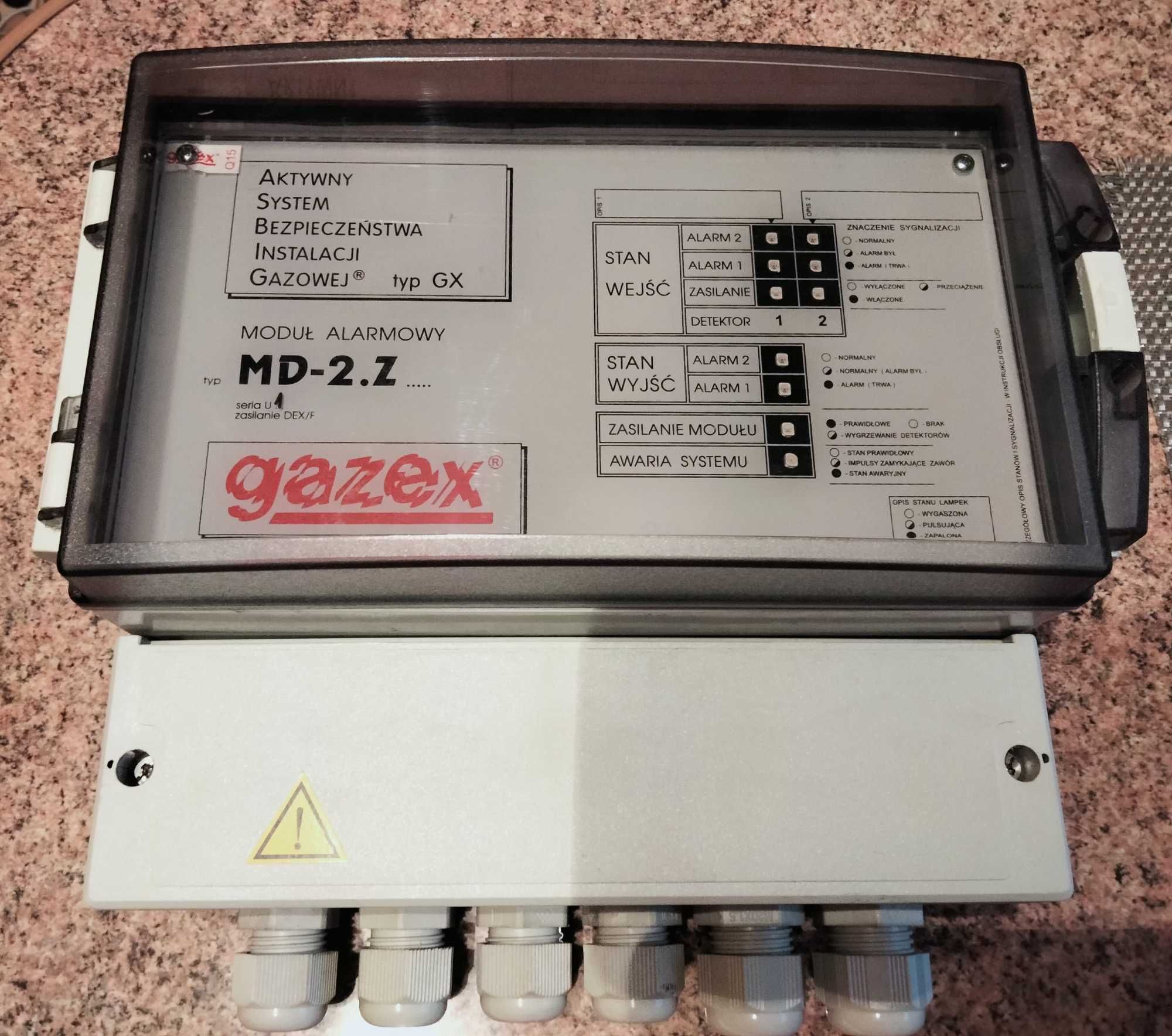Aktywny system bezpieczeństwa instalacji gazowej Gazex