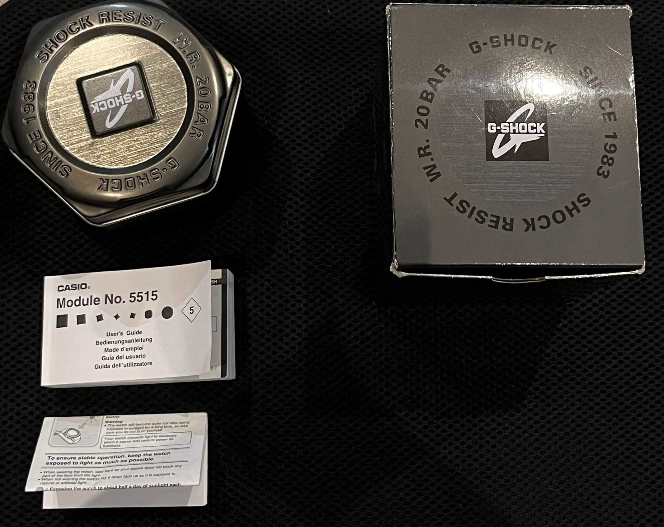 Zegarek męski Casio G-SHOCK GST-W120L-1AER Solar Waveceptor 52 mm