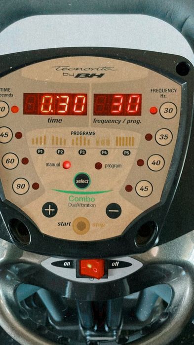 Vibroplate BH Combo Dual Vibration. Pouco uso