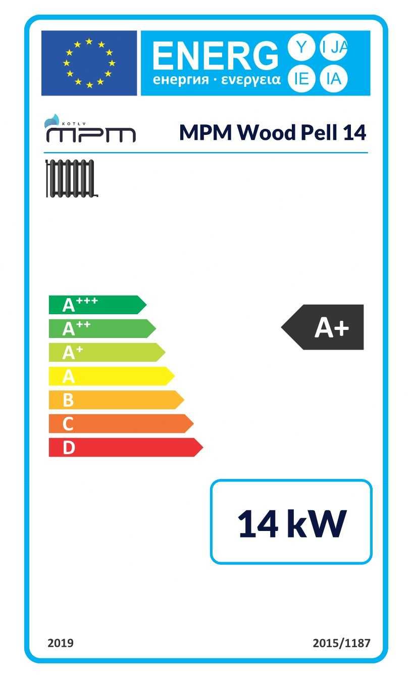 Kocioł na pellet z rusztem na drewno | MPM WOOD PELL 14 kW | Lista ZUM