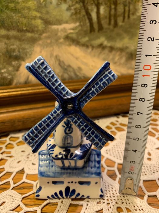 мельница фарфоровая Кломп башмак Делфт Голландия