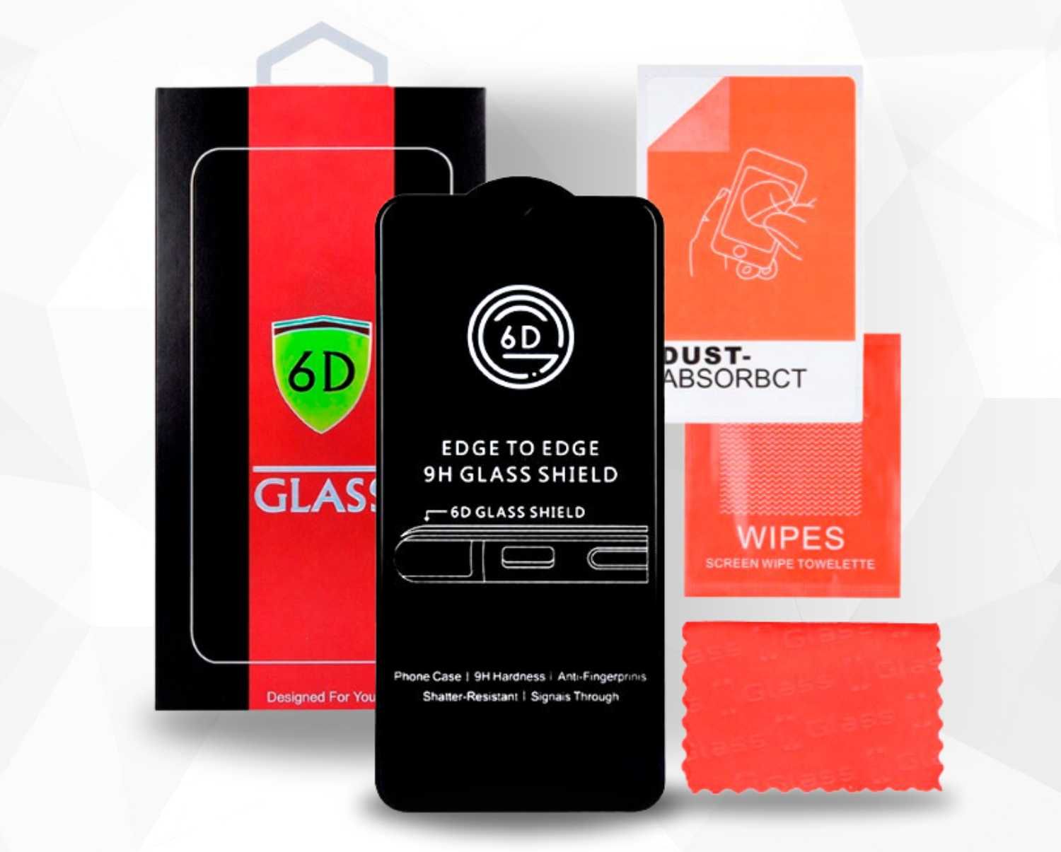 Szkło hartowane 5D na każdy model iPhone wraz z montażem