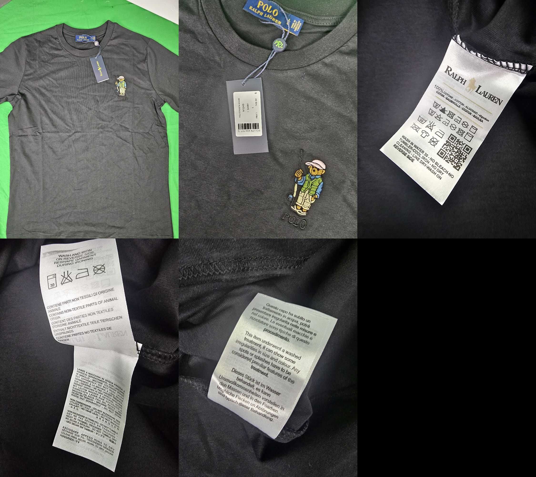 Koszulka męska t-shirt Ralph Lauren polo miś karl lagerfeld