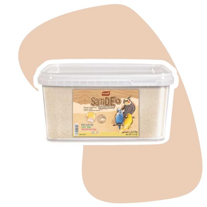 Vitapol Piasek dla ptaków cytrynowy 3l/5,4kg Cytryna Podłoże