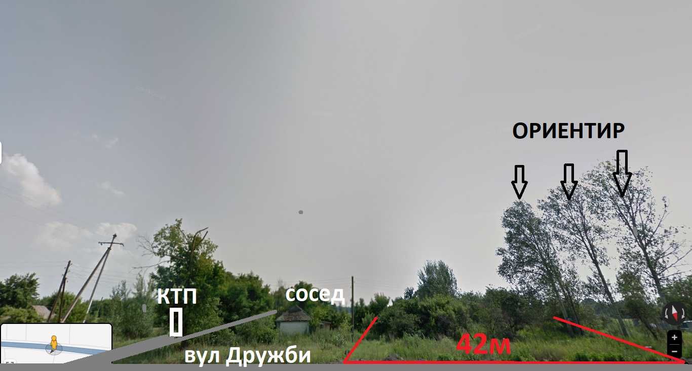 Фасад 42м ПІД БІЗНЕС 25сот трЕ40(М03) Київ-Харків с.Поділ Миргород. рн