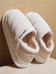 Pikowane buty unisex 24,5cm 38-39 kapcie wodoodporne na platformie