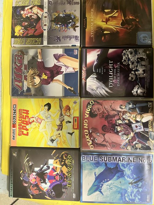 Anime manga - randomowy set filmów DVD