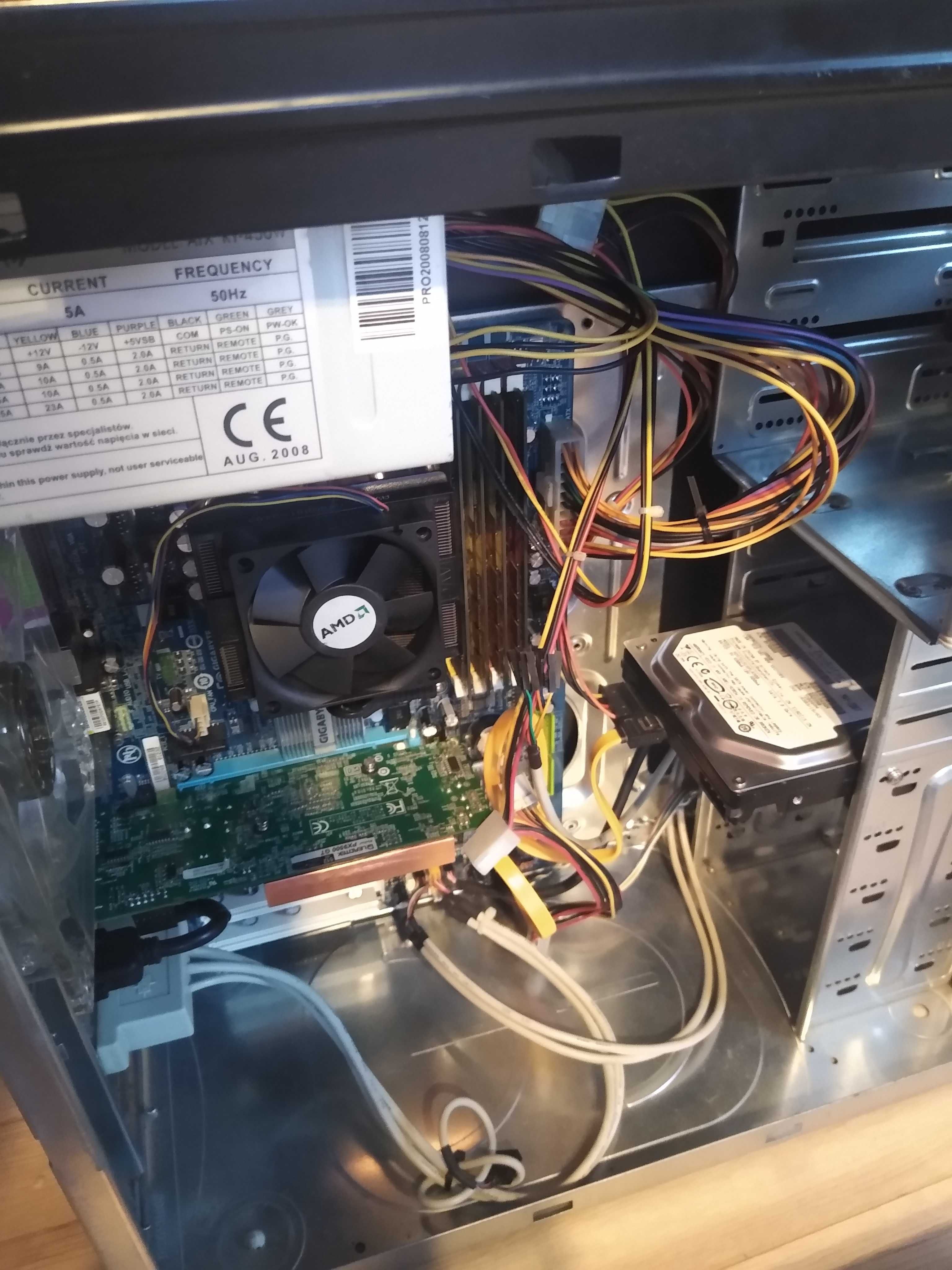 2 komputery GeForce 9500 GT/ AMD Athlon 64 X2 4200+/ Dell 755