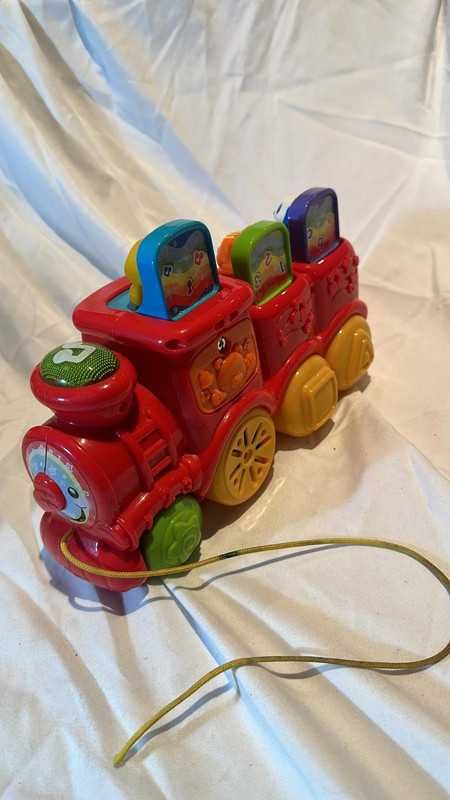 Zabawka interaktywna pociąg zwierzęta Roll&Surprise Animal Train vTech