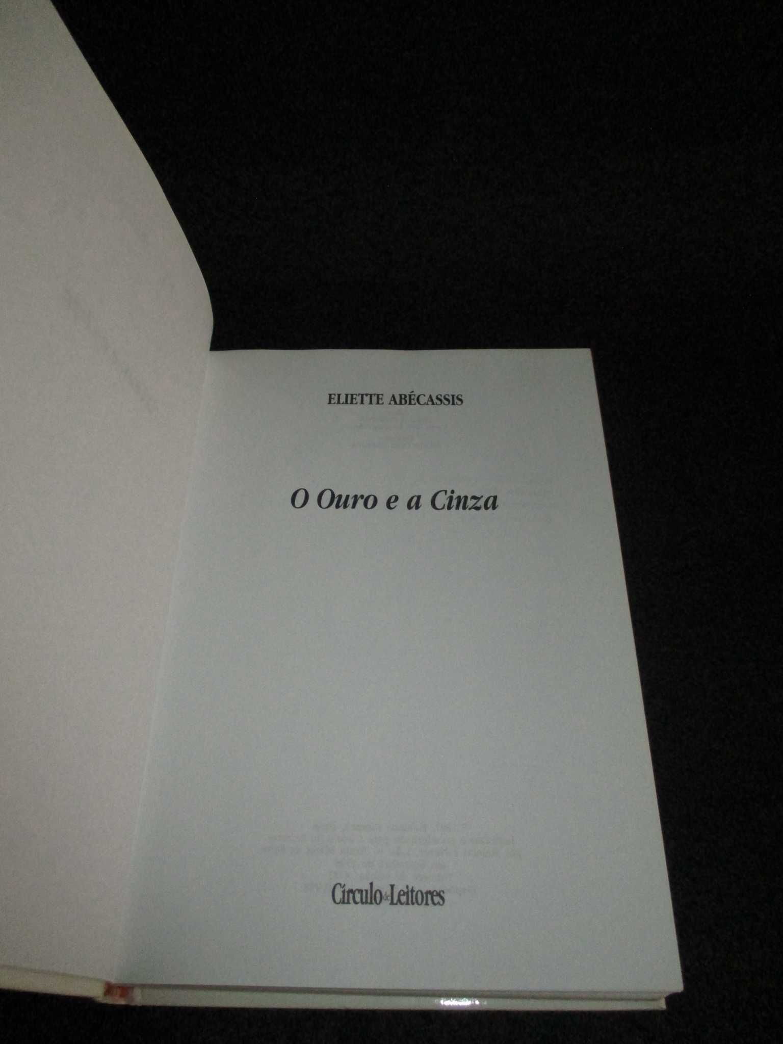 Livro O Ouro e a Cinza Eliette Abécassis