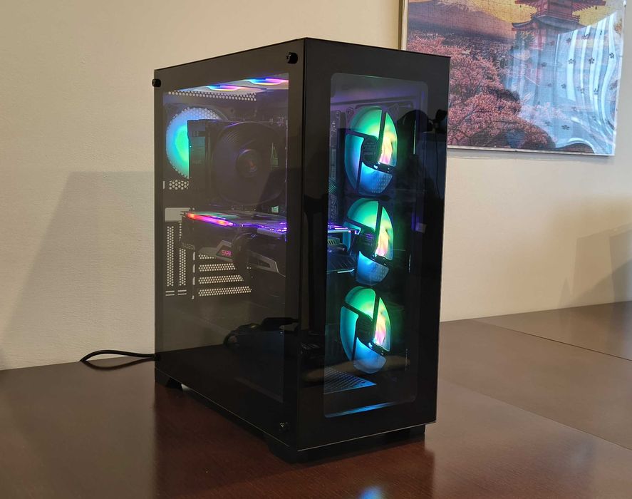 Komputer Gamingowy- ( RTX 4070Ti )*/Ryzen 5 5600/32GB/1TB SSD M.2/B550