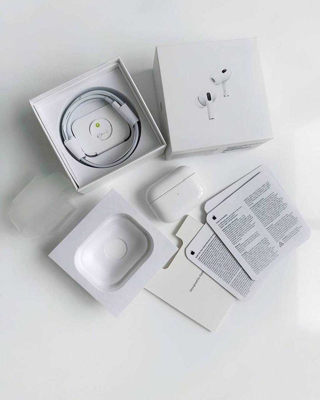 Навушники бездротові AirPods Pro 2 MQD83RU/A Airoha1562A, Lightning