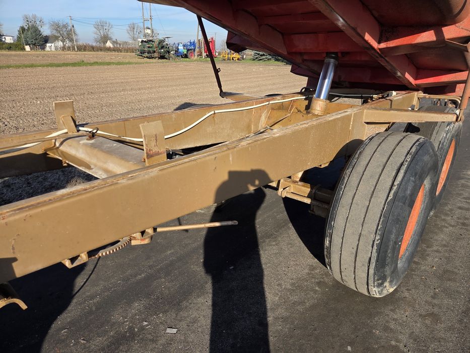 Przyczepa budowlana skorupowa lambert 12, 14 ton brimont