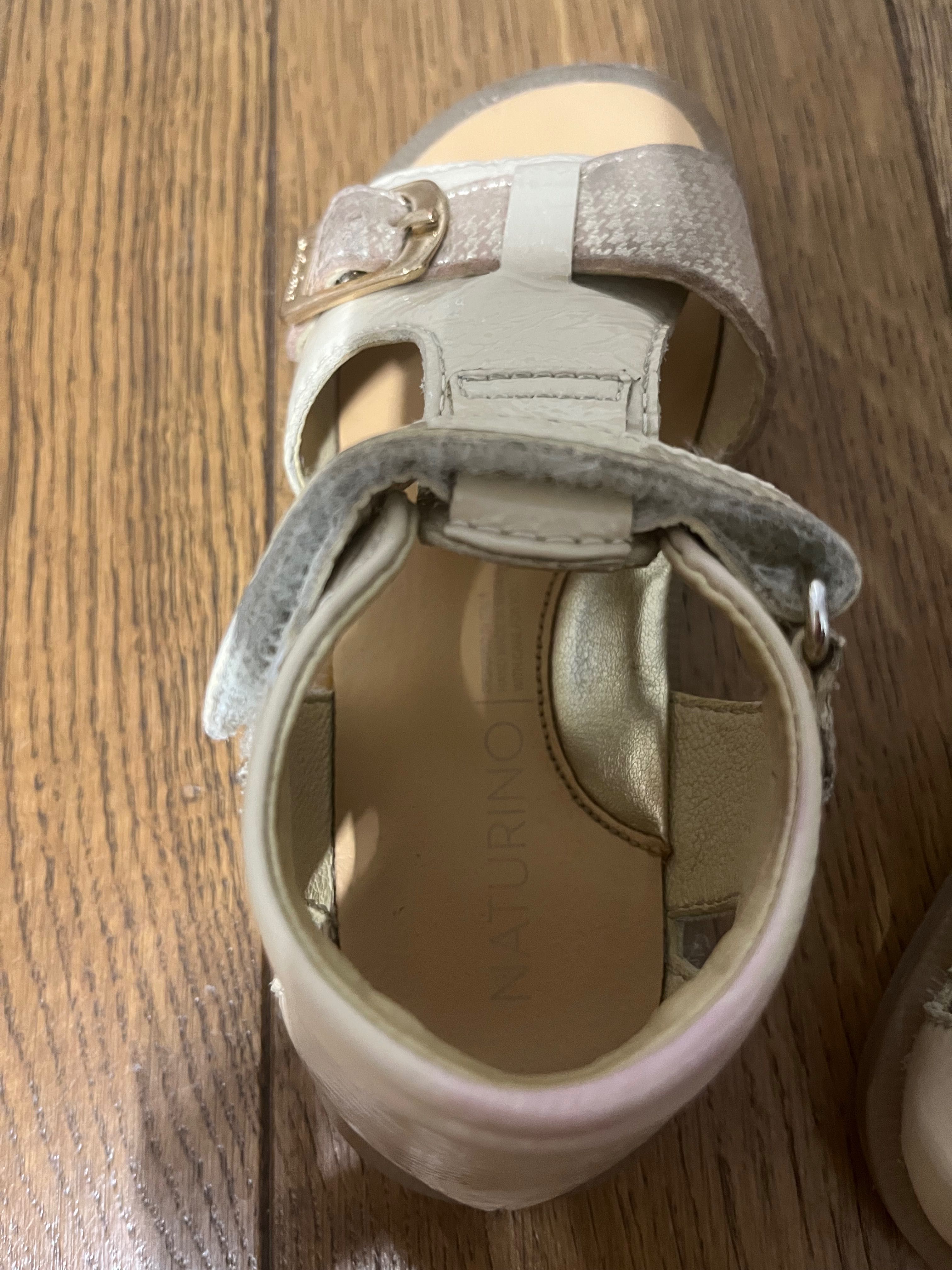 Sandały Naturino Quarzo Rose Gold