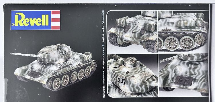 Czołg T34/85 model do sklejania Revell 03319