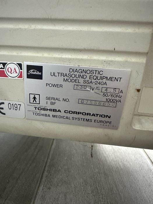 УЗД апарат TOSHIBA Tosbee SSA