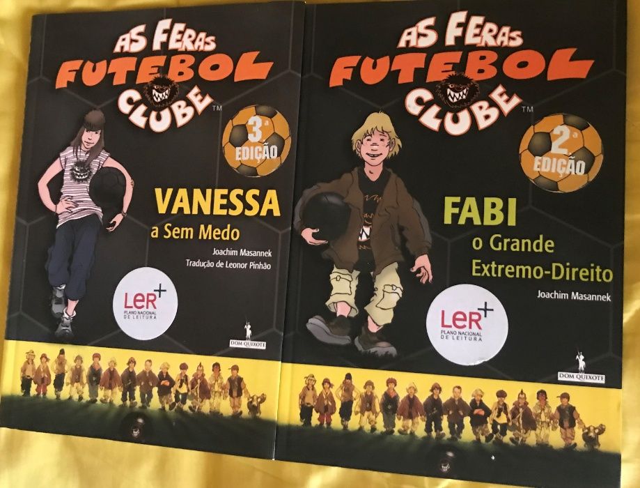 2 livros As Feras Futebol Clube