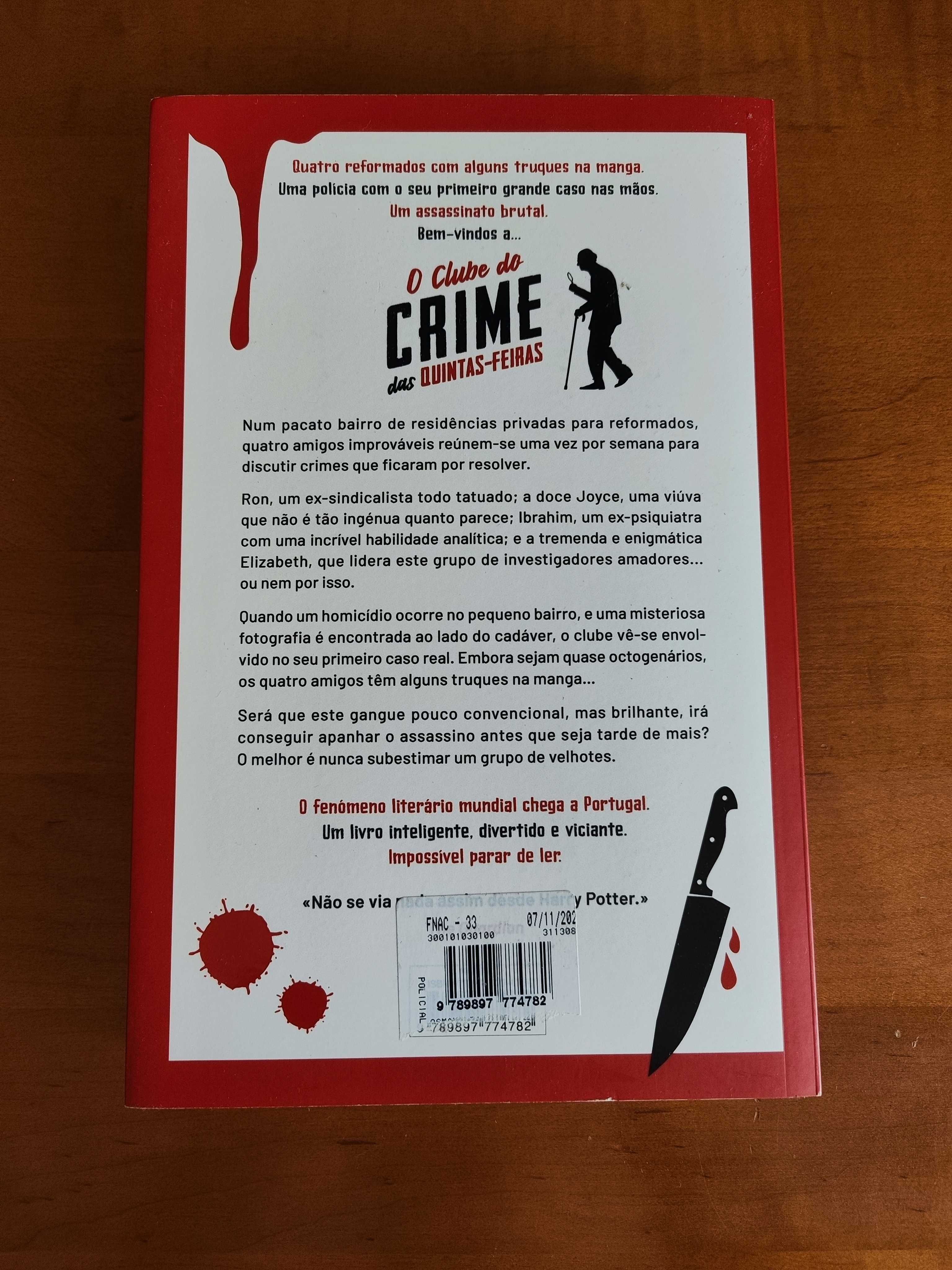 Livro "O Clube do Crime das Quintas-Feiras"