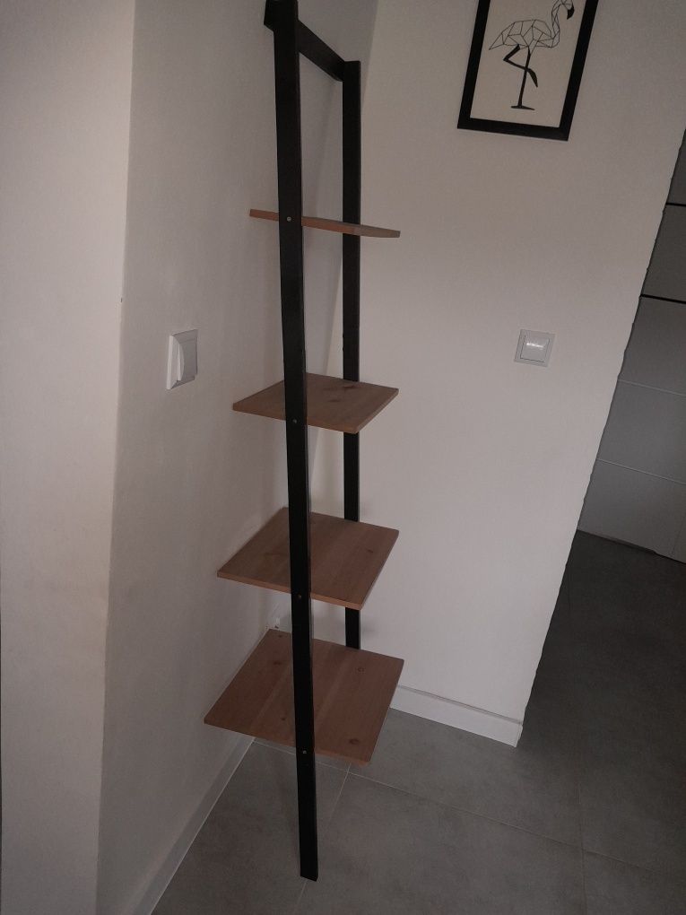 Półka regał na książki kwiaty loft