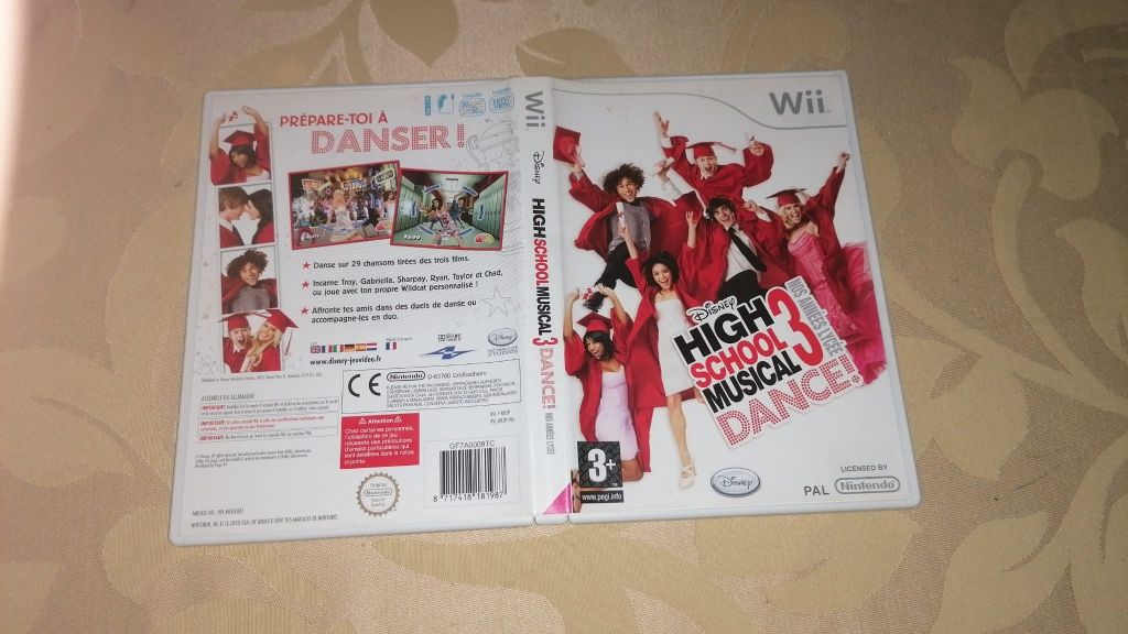 Dvd wii Hight School Musical Dance 3+