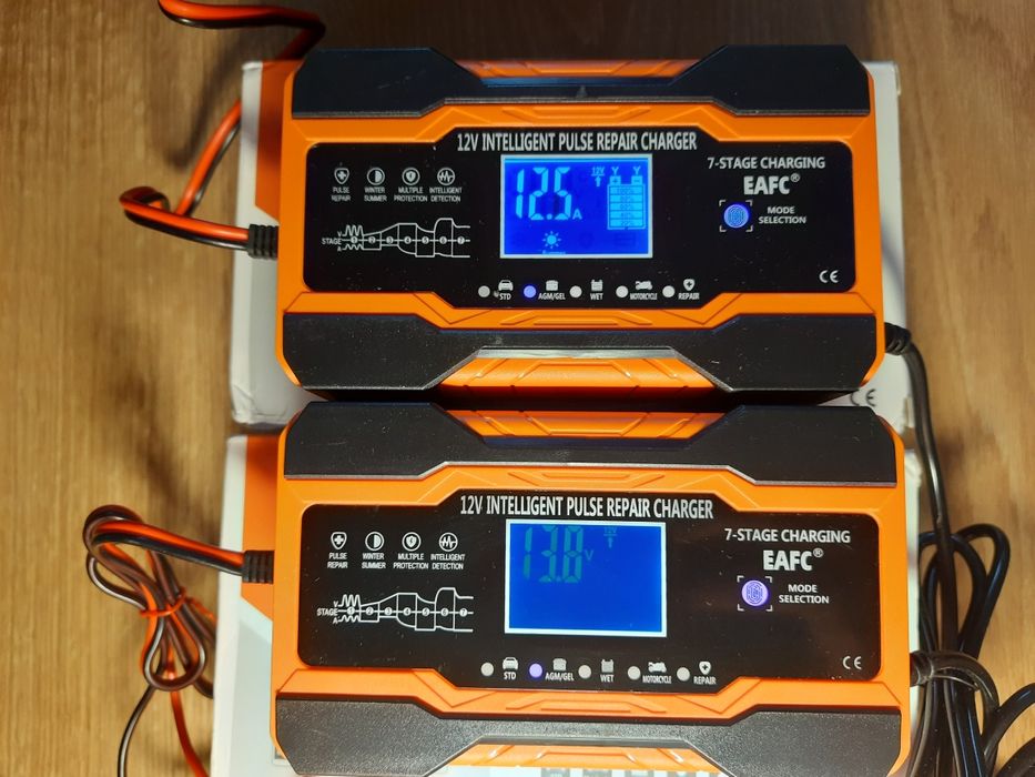 Зарядний пристрій 12А, автоматична зарядка АКБ 12А 12В