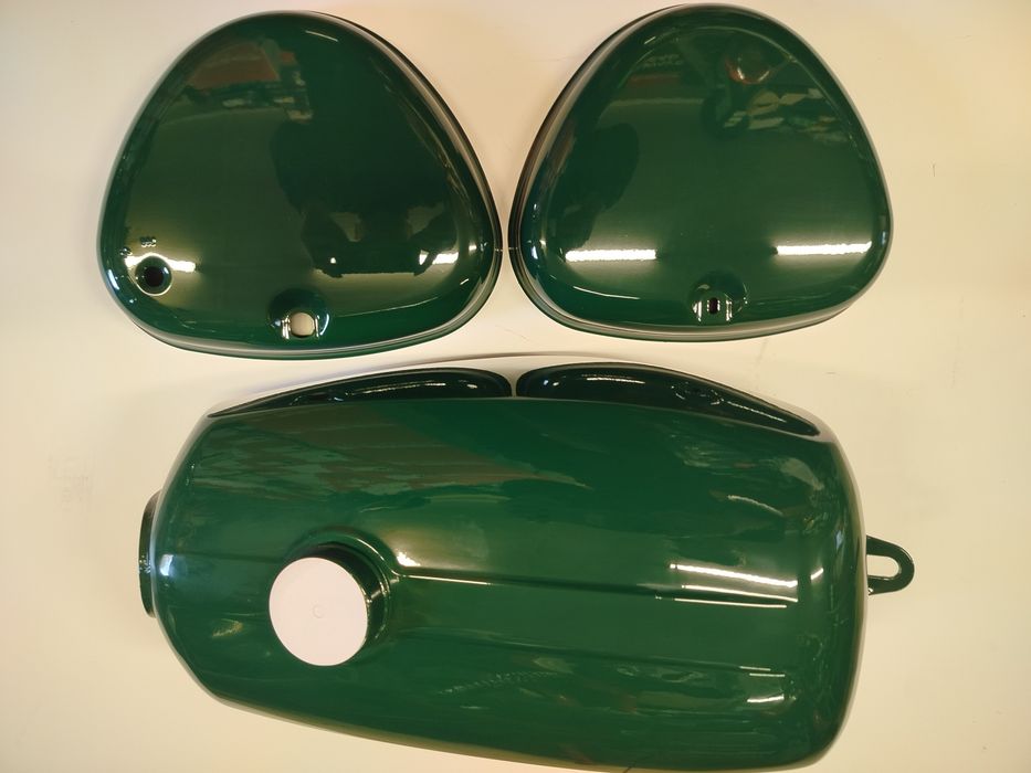 Zbiornik paliwa+pokrywy boczne Simson S51, enduro, nowe, sklep