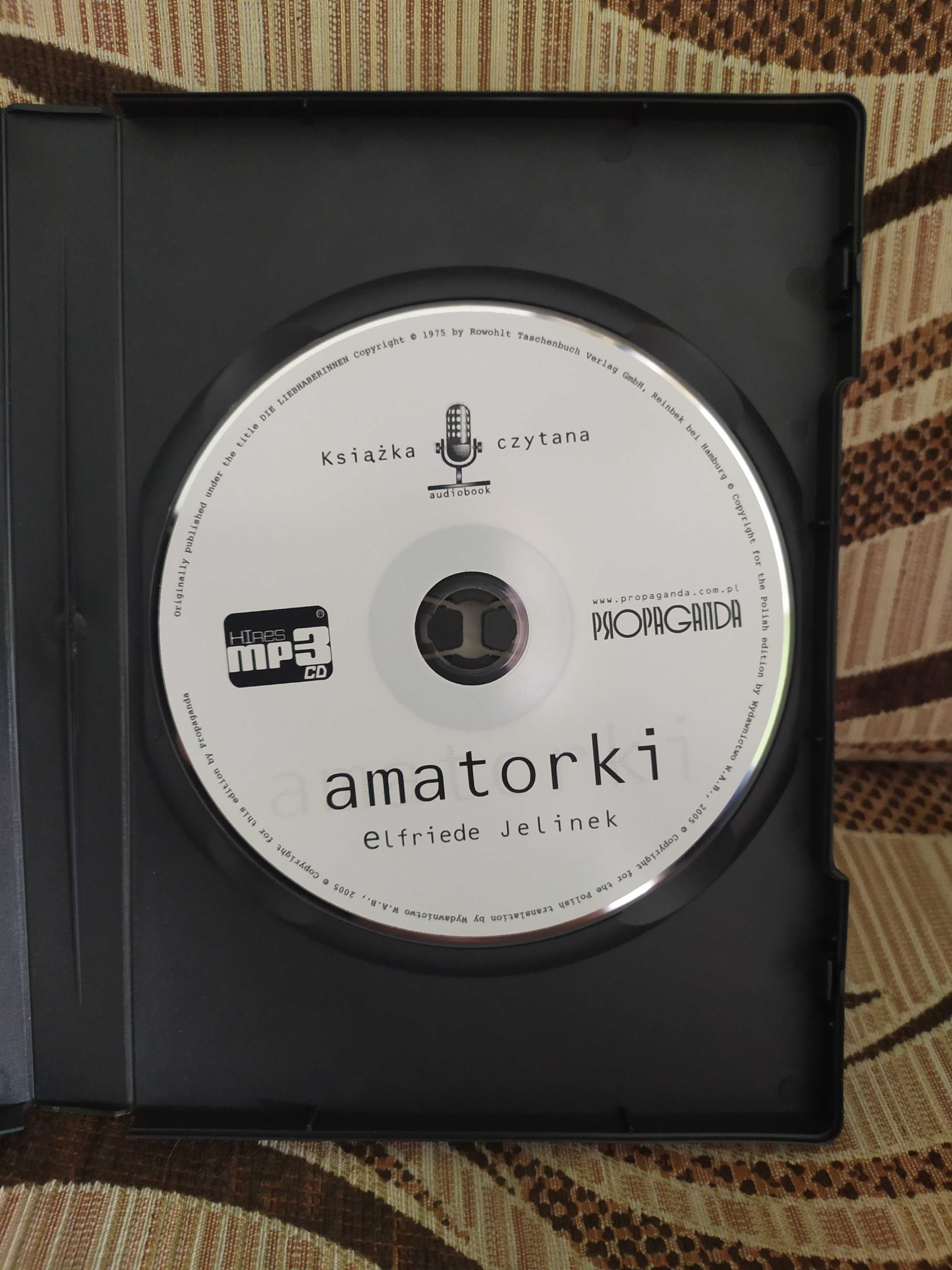 Amatorki - Elfriede Jelinek - książka czytana CD MP3