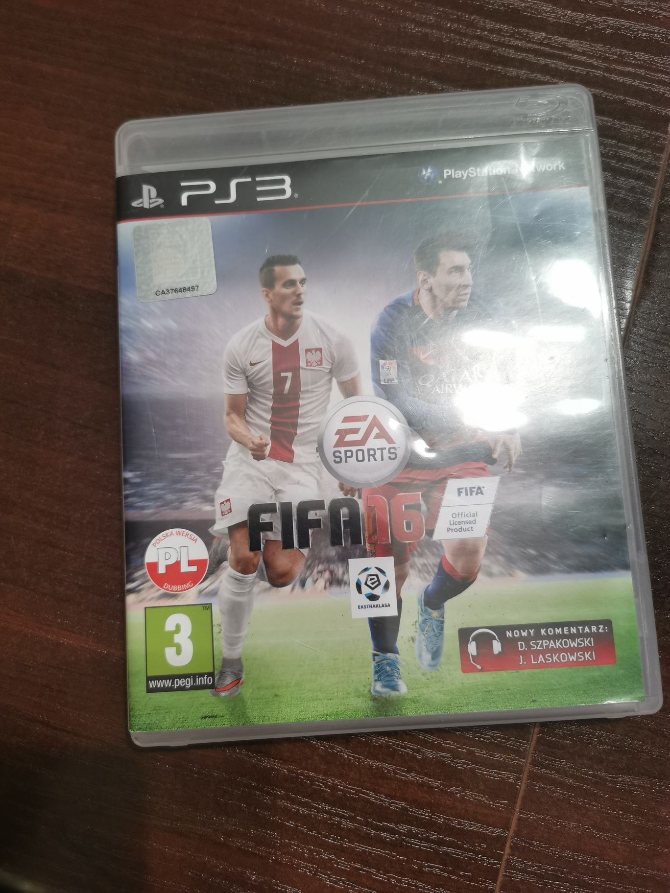 Fifa 16 gra na konsole ps 3 play station 3 polska wersja językowa
