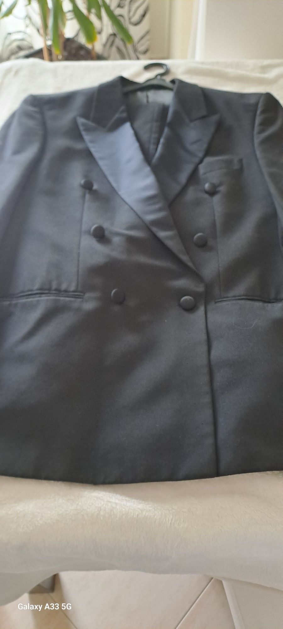 Fato/Smoking de homem completo preto para gala
